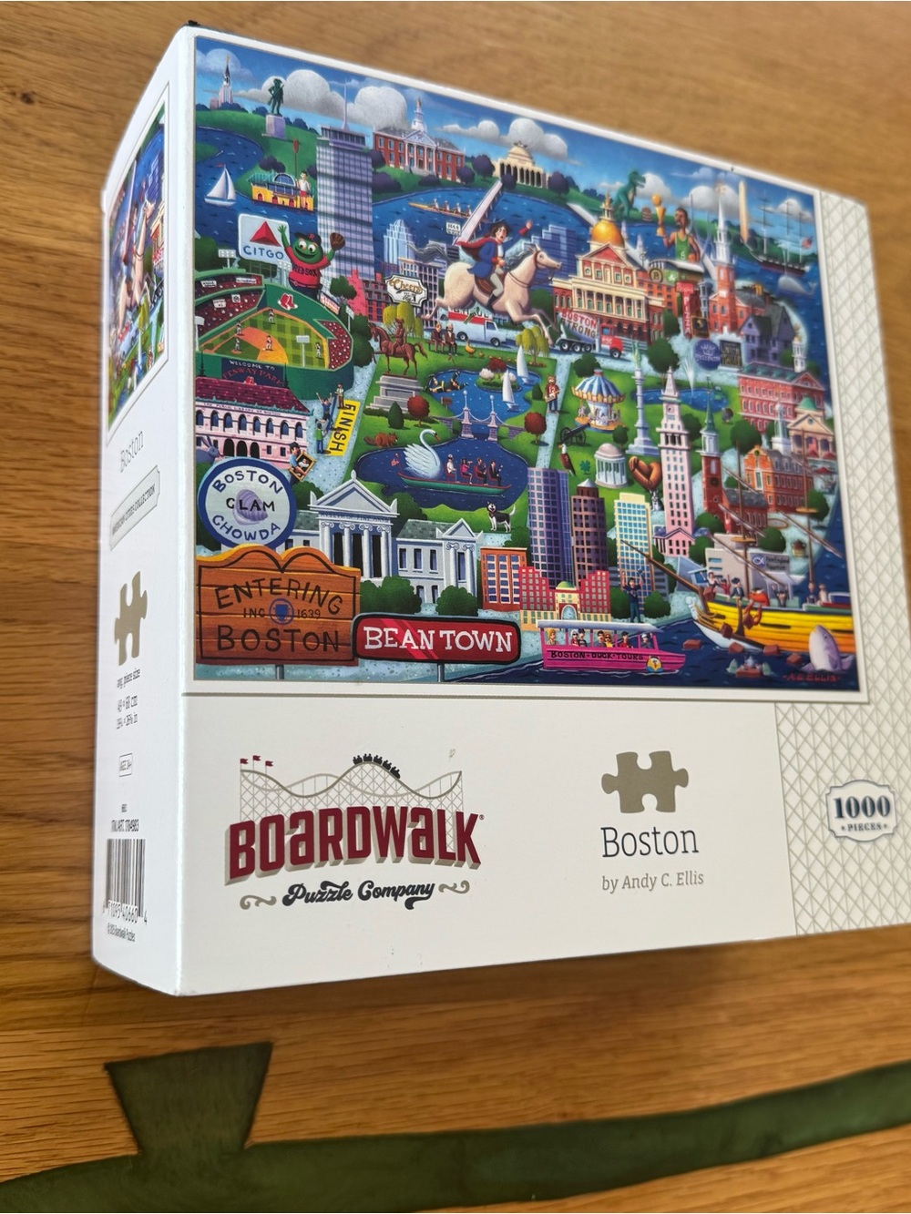 Boardwalk Puzzle Company "Boston" 1000-Piece Jigsaw Puzzle - Multicolor